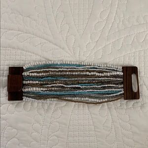 Bead and Wood Bracelet